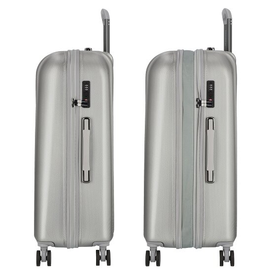 Polestream Moonrock 4 kółka Walizka L 78 cm z plisą rozprężną