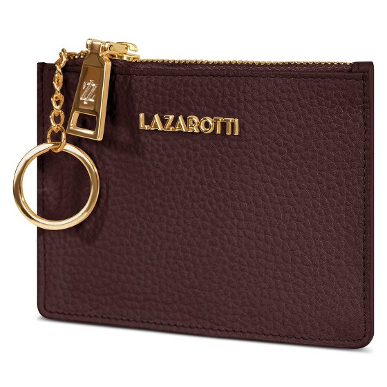 Lazarotti Bologna Leather Portfel z kluczem Skórzany 11.5 cm