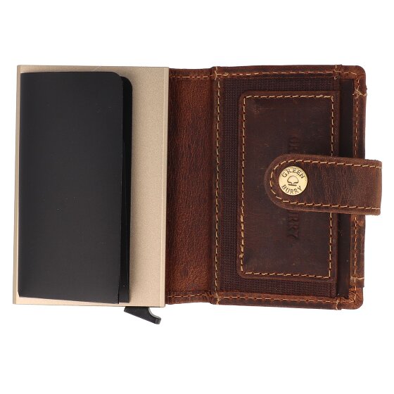 Greenburry Vintage Portfel Ochrona RFID Skórzany 7.5 cm