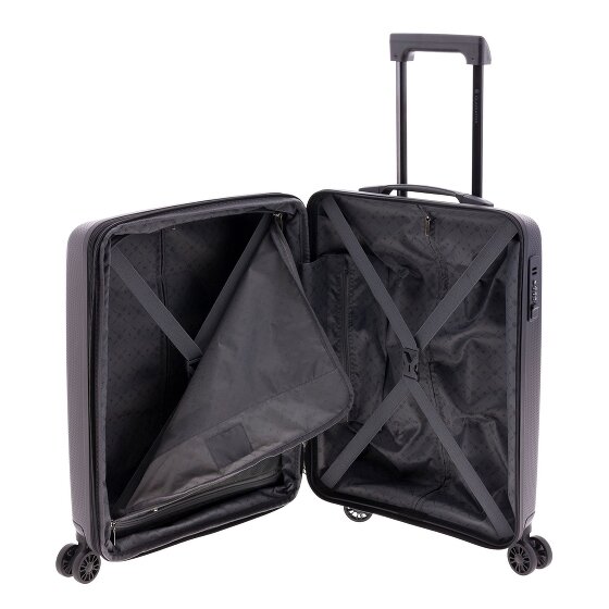 Gladiator 1700 4 kółka Walizka kabinowy 55 cm z plisą rozprężną