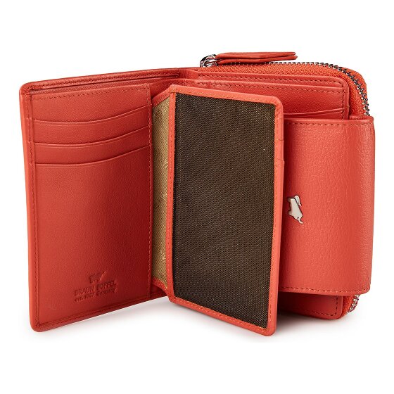 Braun Büffel Joy Portfel Ochrona RFID Skórzany 12 cm