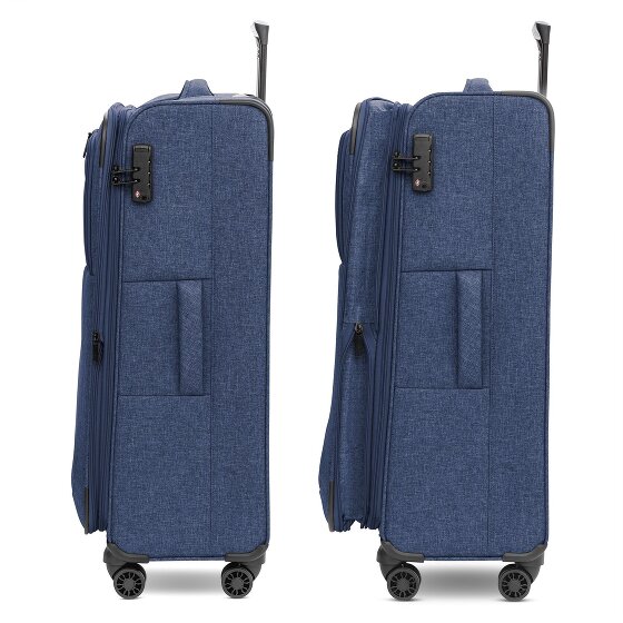 Redolz Essentials 12 LARGE 4 kółka Walizka 79 cm z plisą rozprężną