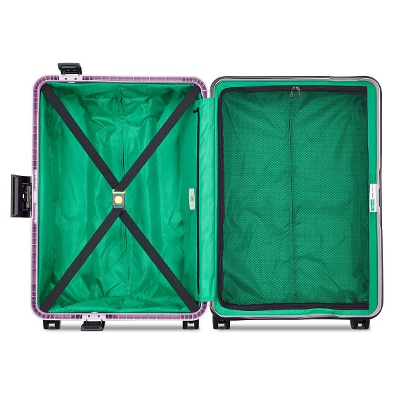 Delsey Paris x United Colors of Benetton Colour Block Hardside 4-kołowy wózek 67 cm