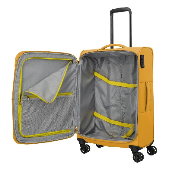 Travelite Umbria 4 kółka Walizka M 67 cm z plisą rozprężną