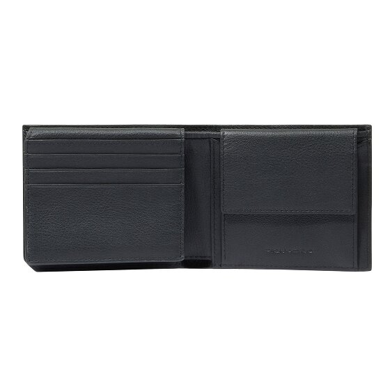 Piquadro Russel Portfel Ochrona RFID Skórzany 10.5 cm