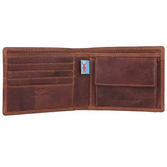 Jack Kinsky Monterey Portfel Ochrona RFID Skórzany 11.5 cm