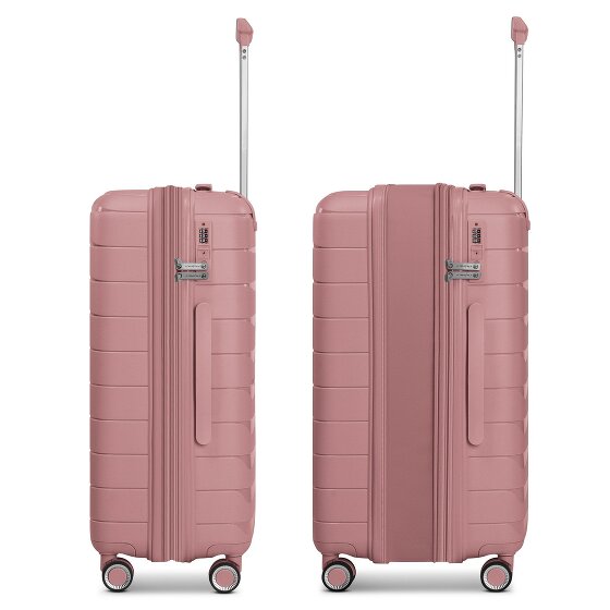 Franky London 4 kółka Walizka M 65 cm z plisą rozprężną