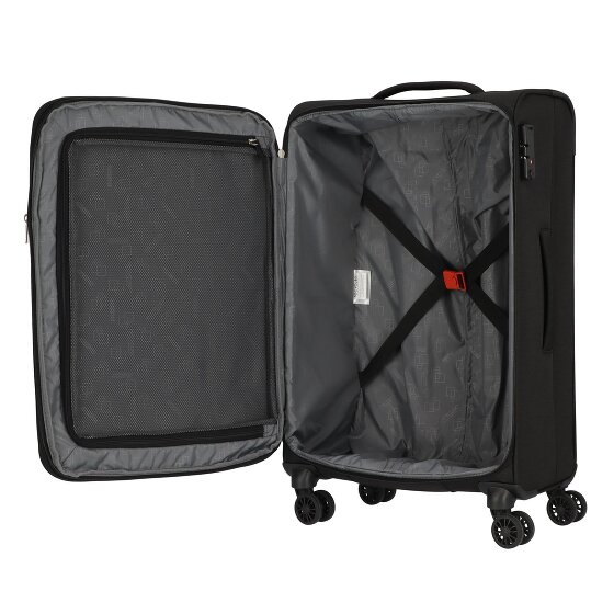American Tourister Nz_5j-jRbvQ 4 kółka Zestaw walizek 3-części z plisą rozprężną