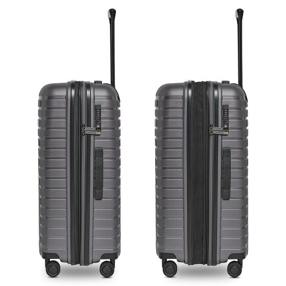Pactastic Collection 04 THE MEDIUM + 4 kółka Walizka M 66 cm z plisą rozprężną