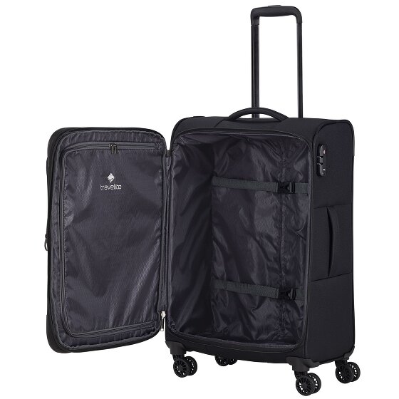 Travelite Chios 4 kółka Walizka 67 cm z plisą rozprężną