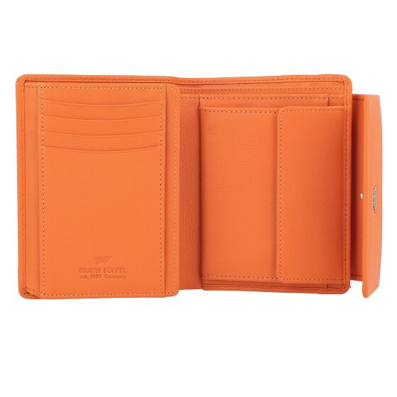 Braun Büffel Joy Portfel Ochrona RFID Skórzany 12 cm