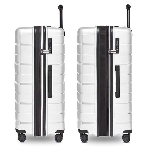 Bergpfeil Travel 4 kółka Walizka L 75 cm z funkcją poszerzenia