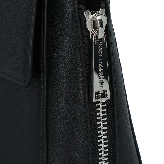 Karl Lagerfeld Behind the Seams Torba Skórzany 24 cm z plisą rozprężną