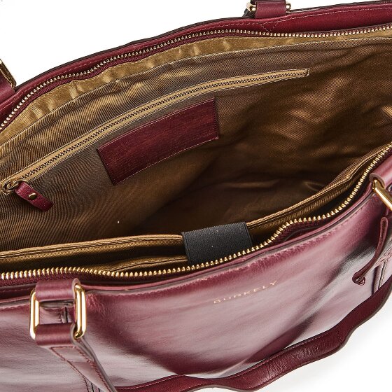Burkely Fine Florence Shopper Bag Skóra 37 cm Komora na laptopa