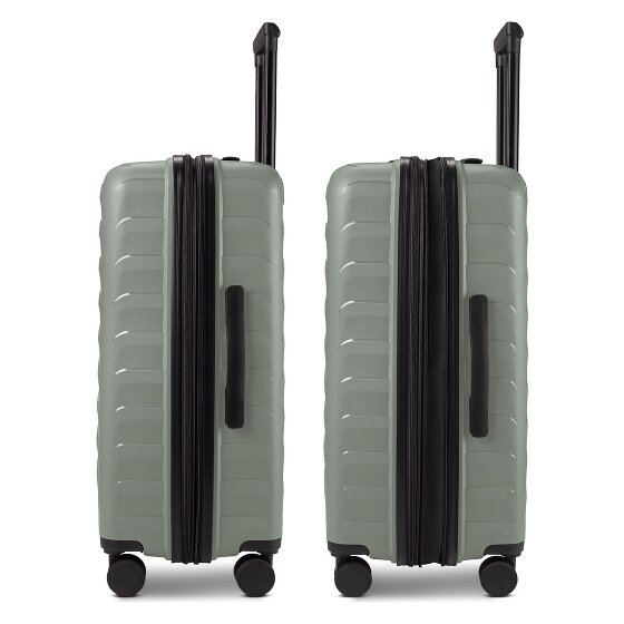 d&n Toronto 4 kółka Walizka M 65 cm z plisą rozprężną