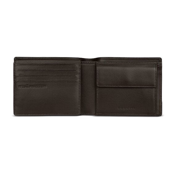 bugatti Due Portfel Ochrona RFID Skórzany 11.5 cm