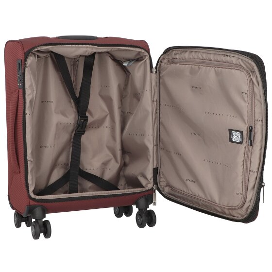 Stratic Bendigo Light + 4 kółka Walizka kabinowa 54 cm z funkcją poszerzenia