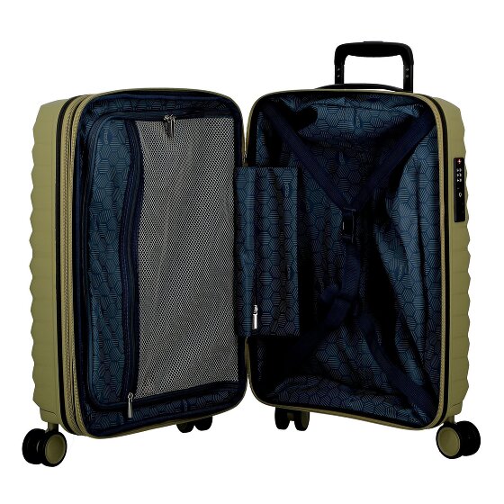 Jump Xwave 4 kółka Walizka kabinowy 55 cm z plisą rozprężną