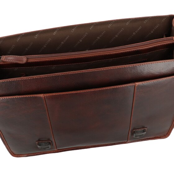 Greenburry Rugged Briefcase Messenger Skórzany 40.5 cm Komora na laptopa