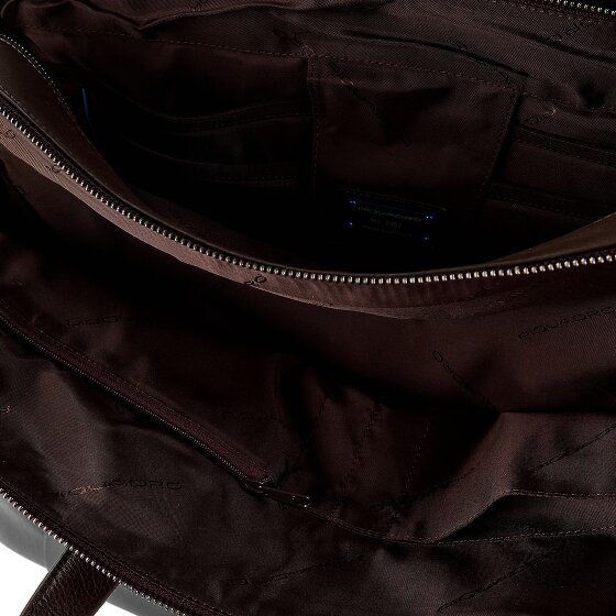 Piquadro Teczka Skórzany 43.5 cm Komora na laptopa