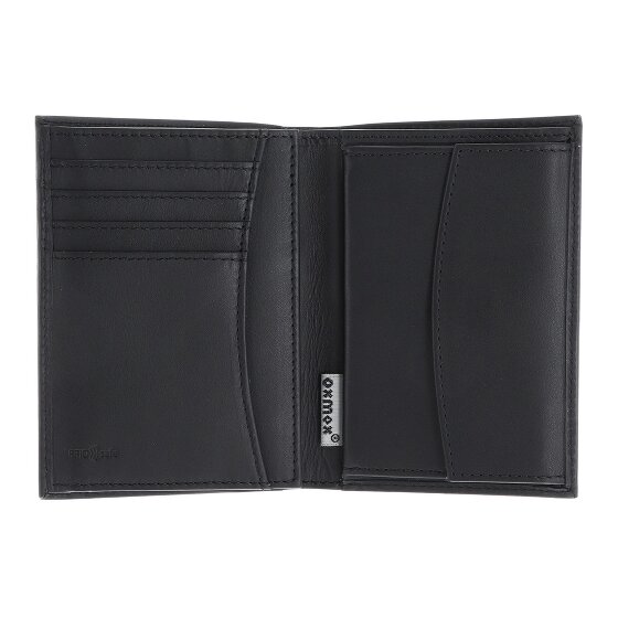 oxmox Leather Portfel Ochrona RFID Skóra 12.5 cm