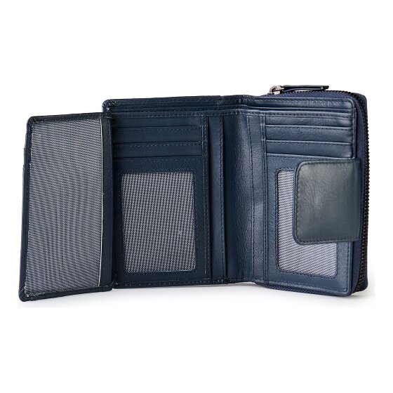 Jack Kinsky Livorno 511 Portfel Ochrona RFID Skórzany 9.5 cm