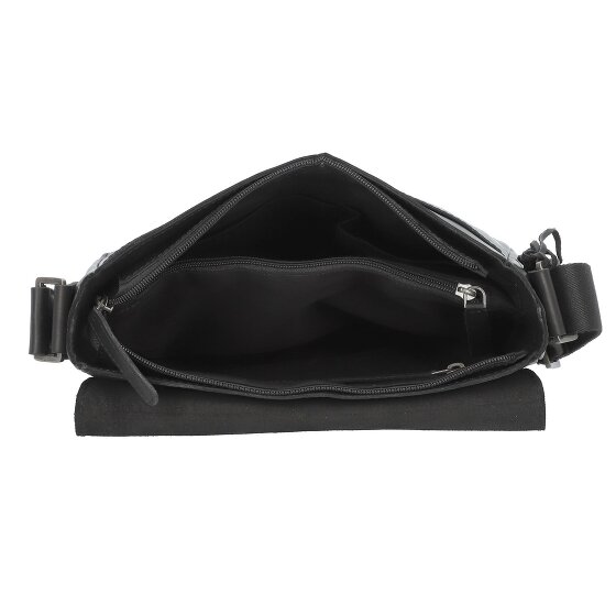 Greenburry Pure Black Torba na ramię Skórzany 26 cm