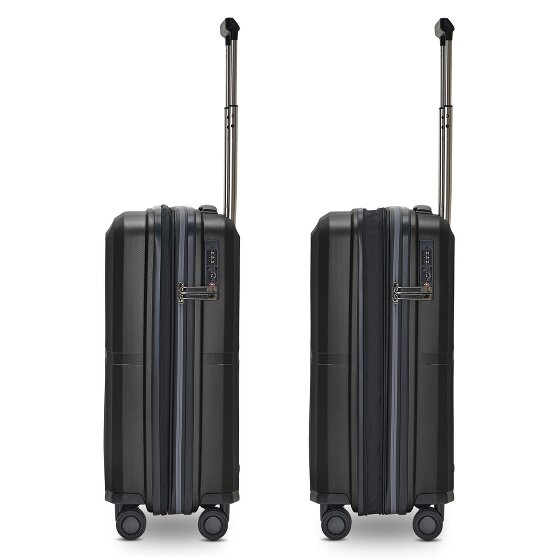 Pactastic Collection 01 4 kółka Walizka kabinowy S 55 cm z plisą rozprężną