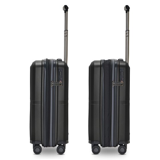 Pactastic Collection 01 4 kółka Walizka kabinowy S 55 cm z plisą rozprężną