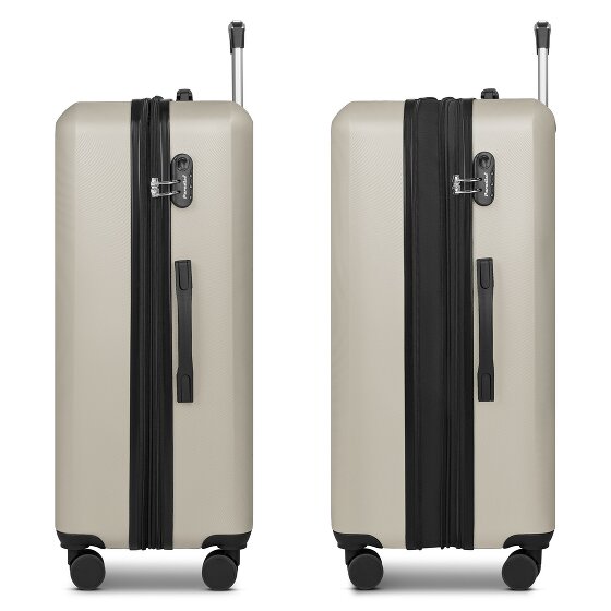 Check.In Paradise 2.0 4 kółka Walizka L 78 cm z plisą rozprężną