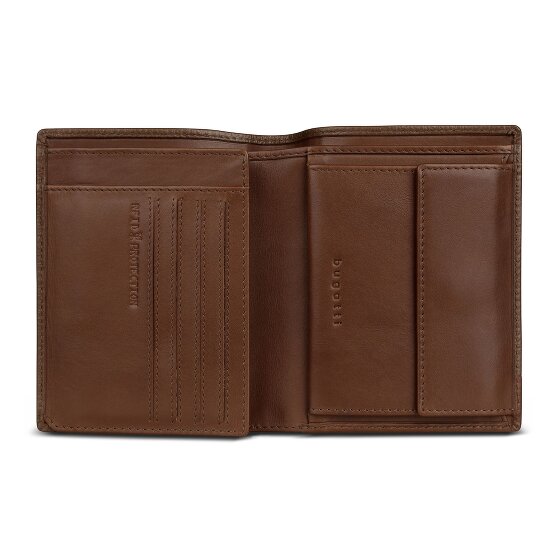 bugatti Due Portfel Ochrona RFID Skórzany 10 cm