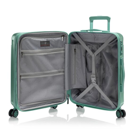 Heys Alumix 4 kółka Walizka kabinowy S 55 cm z plisą rozprężną