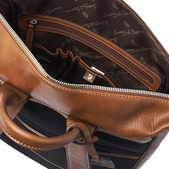 Castelijn & Beerens Laurens Plecak Ochrona RFID Skórzany 41 cm Komora na laptopa