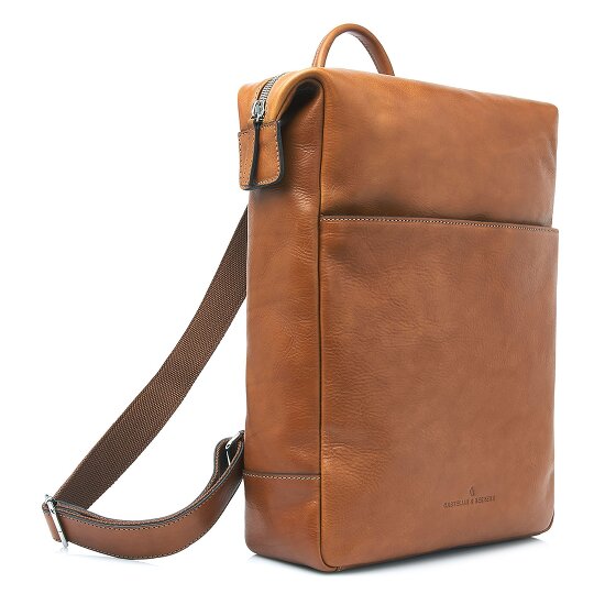 Castelijn & Beerens Laurens Plecak Ochrona RFID Skórzany 41 cm Komora na laptopa