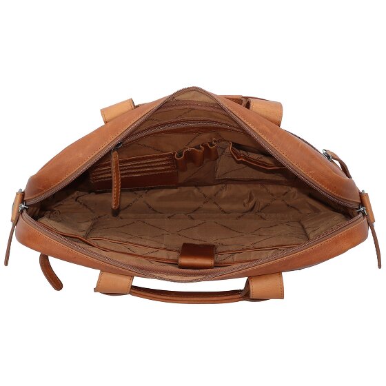 The Chesterfield Brand Wax Pull Up Teczka Skórzany 40 cm Komora na laptopa