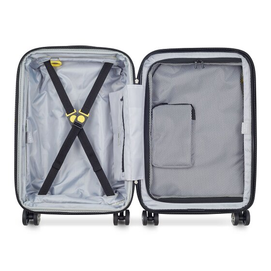 Delsey Paris 4-kołowy wózek kabinowy Shadow 5.0 z przegrodą na laptopa 55 cm i rozszerzaną plisą