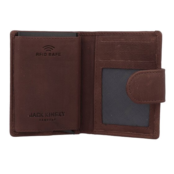 Jack Kinsky Aruba Portfel Ochrona RFID Skórzany 7.5 cm