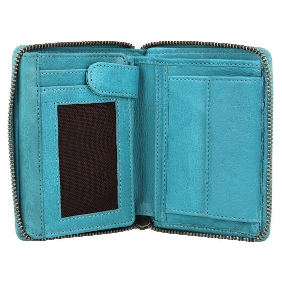 Greenburry Vintage Washed Leather Wallet 10 cm