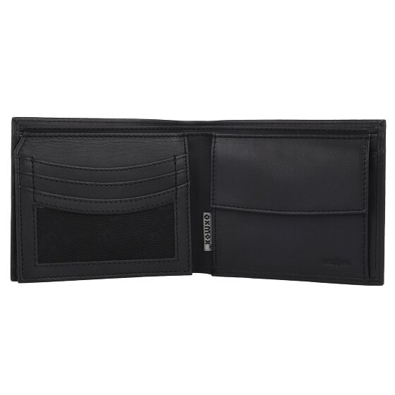 oxmox Leather Portfel Ochrona RFID Skórzany 12 cm
