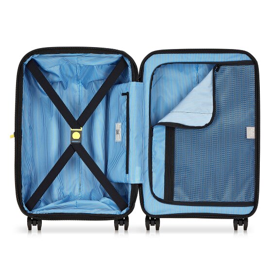 Delsey Paris Lutece Se 4 kółka Walizka kabinowy 55 cm z plisą rozprężną