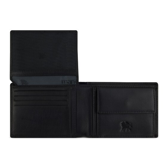 mano Don Andrea Portfel Ochrona RFID Skórzany 12 cm