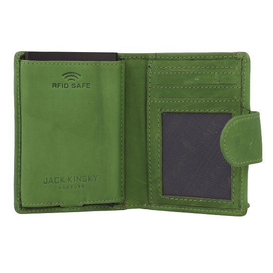 Jack Kinsky Aruba Portfel Ochrona RFID Skórzany 7.5 cm