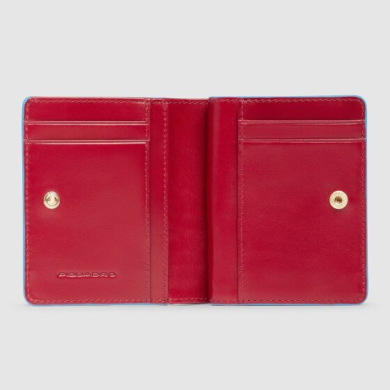 Piquadro Blue Square Portfel Ochrona RFID Skórzany 11 cm