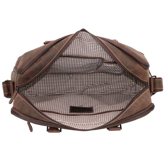 Jack Kinsky Skórzana teczka Baltimore 7 39 cm