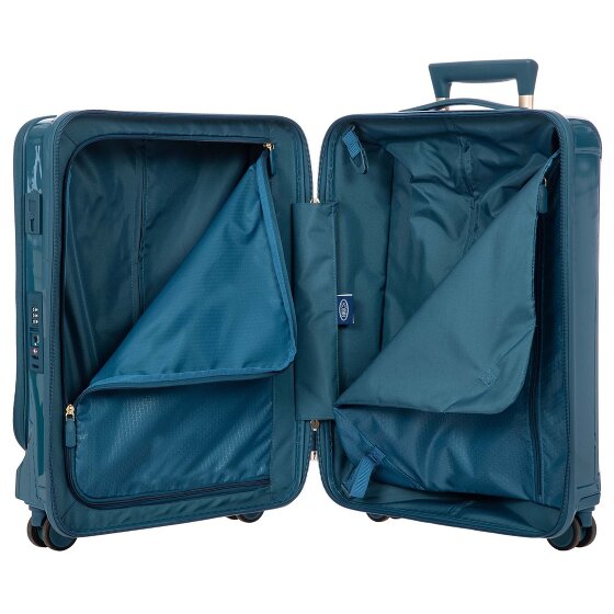 Bric's Positano 4 kółka Walizka kabinowy 55 cm z plisą rozprężną