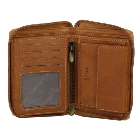 Greenburry Tornado Portfel Ochrona RFID Skórzany 10 cm
