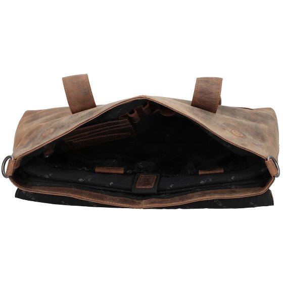 Plevier Retro Lamarr Torba na ramię Skórzany 45 cm Komora na laptopa