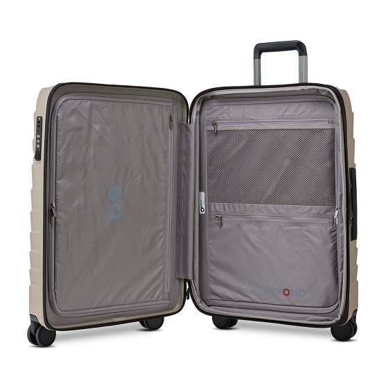 Echolac Exo 4 kółka Walizka 65 cm z plisą rozprężną