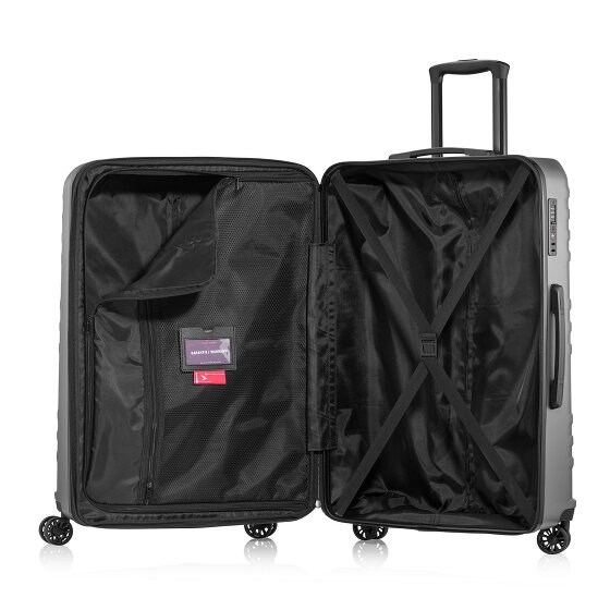 Pack Easy Mena 4 kółka Walizka 75 cm z plisą rozprężną