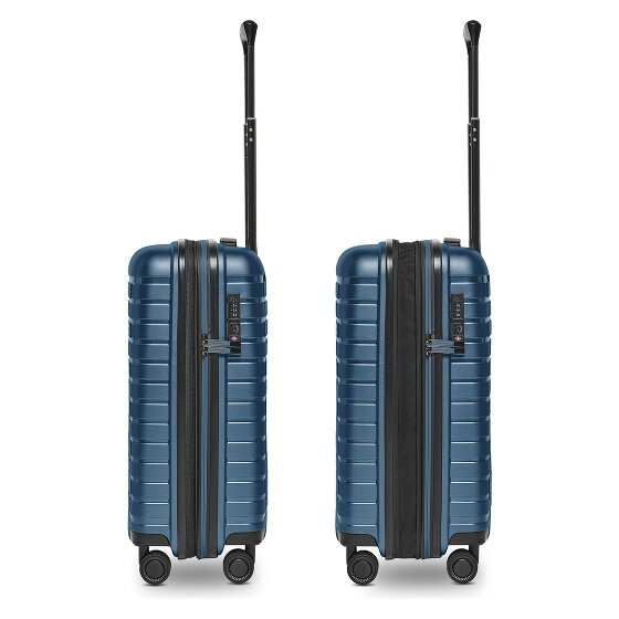 Pactastic Collection 04 THE CABIN + 4 kółka Walizka kabinowy S 55 cm z plisą rozprężną